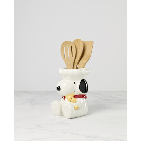 Lenox® Chef Snoopy Figural Utensil Crock 4pc. Set