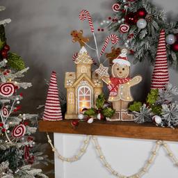 Northlight Seasonal 15.5in. LED Gingerbread Boy Christmas Figure