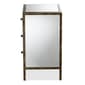 Baxton Studio Nouria 3 Drawer Nightstand Bedside Table - image 2