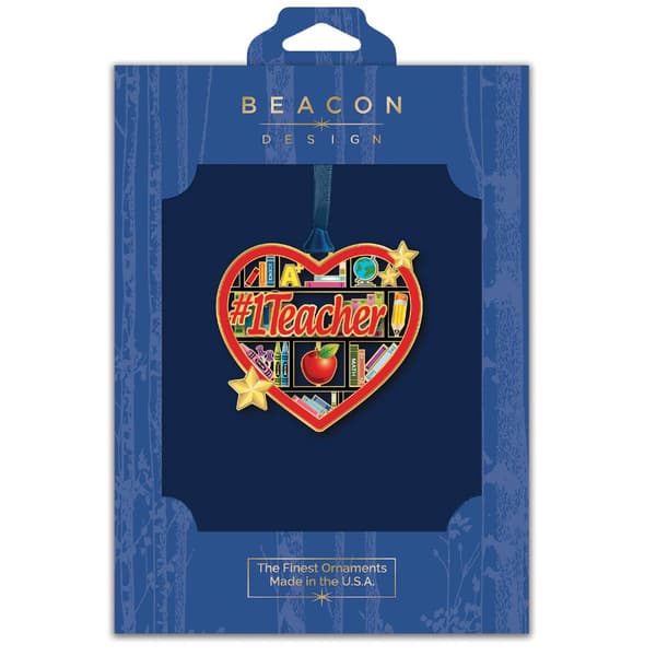 Beacon Design''s #1 Teacher Ornament