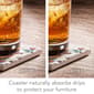 4pk. Sunflower Splendor Square Coaster Set - image 3