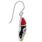 Athra Silver Plated Crystal Penguin Drop Earrings - image 3