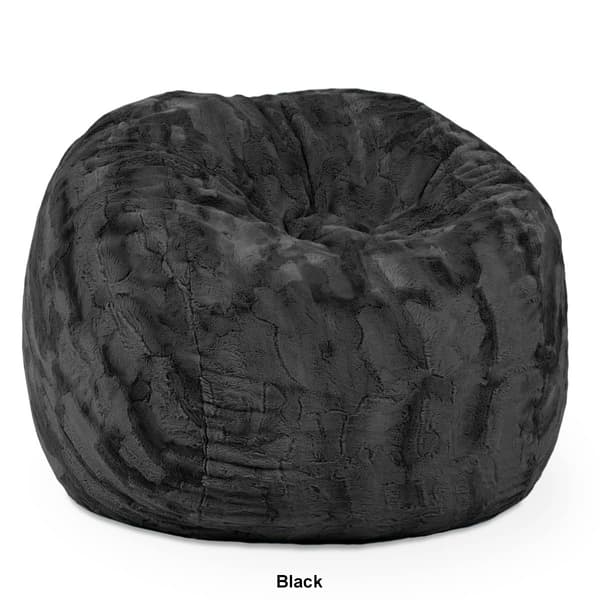 Jaxx Saxx 3ft. Cuddle Faux Fur Bean Bag Chair