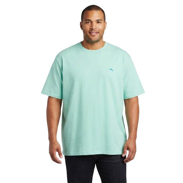 Mens Big & Tall Joe Marlin Solid Embroidery Tee - image 