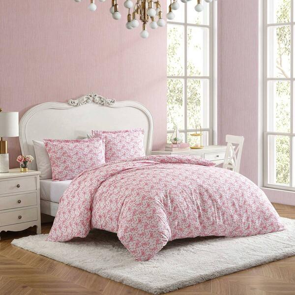 Betsey Johnson Ballet Bows Duvet Cover Set - image 