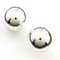 Napier Silver Stud Ball 8.5mm Earrings - image 1