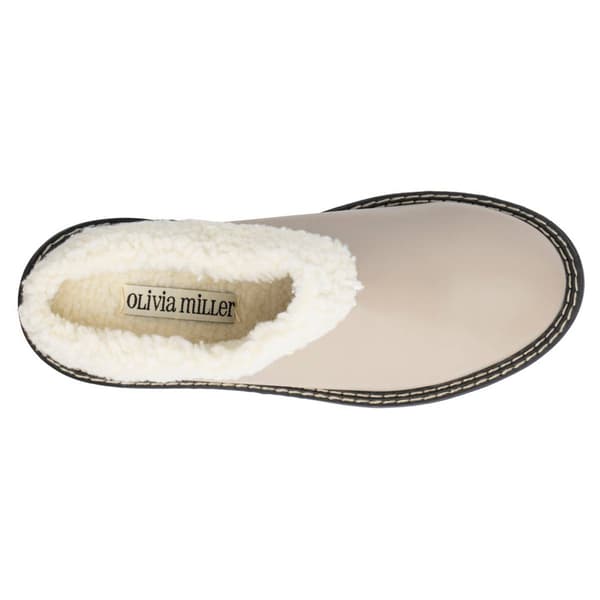 Womens Olivia Miller Marleigh Faux Fur Clogs