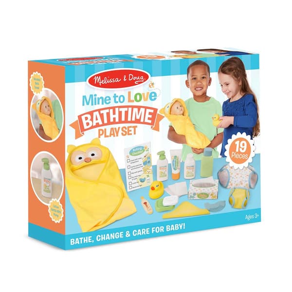 Melissa &amp; Doug(R) Mine to Love Bath Time 19pc. Play Set - image 