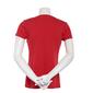 Womens Tommy Hilfiger Sport Short Sleeve V-Neck Solid Top - image 2