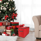 Simple Living 96ct.Quilted Zip Up Christmas Ornament Storage Tub - image 2