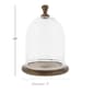 9th &amp; Pike® Clear Glass And Wood Cloche - image 7