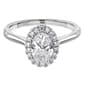 Nova Star® White Gold & 1 1/10ctw. Lab Grown Diamond Oval Ring - image 2
