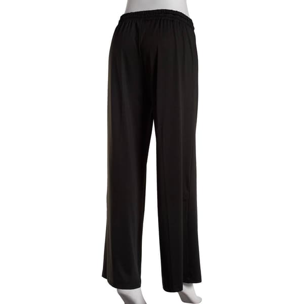 Womens Zac & Rachel Pull on Solid Wide Leg Pants