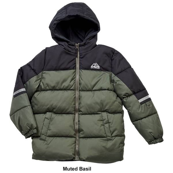 Boys &#40;8-20&#41; iXtreme Color Block Puffer Jacket