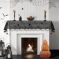 Threadmade Crawling Halloween Spider Lace Table Runner - image 3
