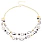 Ashley Cooper(tm) Two-Tone Multi Shape Beaded Layered Necklace - image 1