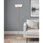 HomeRoots 71in. Brushed LED Torchiere Floor Lamp - image 2