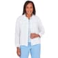 Womens Alfred Dunner Hyannisport Novelty Jacket with Fringe Trim - image 1
