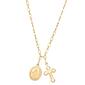 Our Lady of Guadalupe and Cross Necklace - image 1