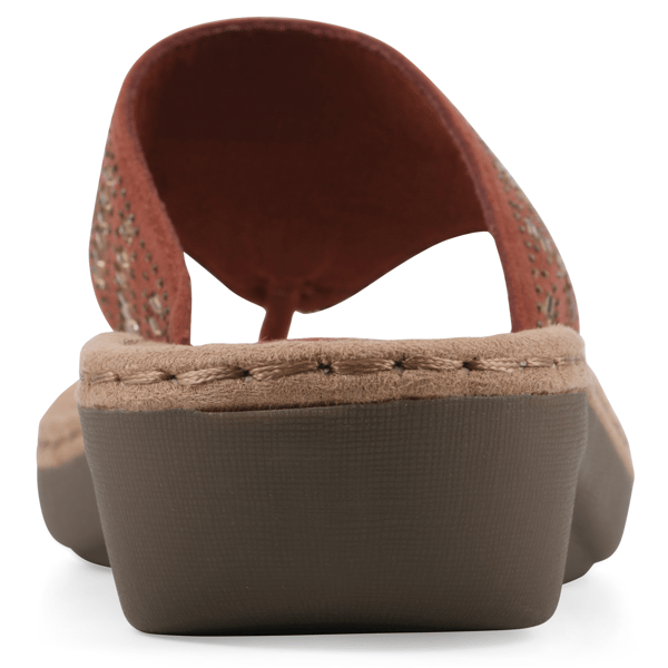 Womens Cliffs by White Mountain Cienna Memory Foam Thong Sandals