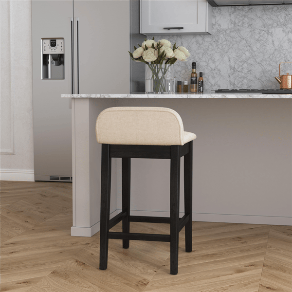 HH2 Home Maydena Wood Counter Height Stool