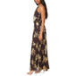 Womens MSK Sleeveless Halter Neck Pleated Foil Maxi Dress - image 4