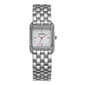 Womens Ellen Tracy Silver-Tone Square Bracelet Watch - ET5457SL - image 1
