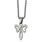 Mens Gentlemens Classics&#40;tm&#41; Unique Stainless Steel Cross Necklace - image 1