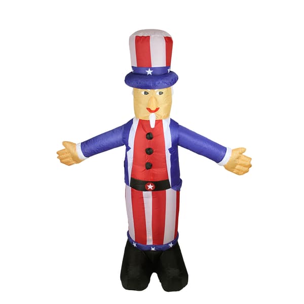 Northlight Seasonal Inflatable Lit Uncle Sam Outdoor Decor