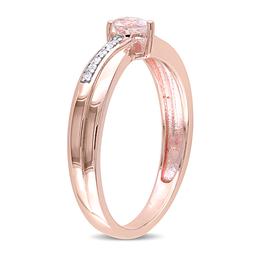 Gemstone Classics™ Silver 1/4ctw. Morganite Ring