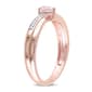 Gemstone Classics™ Silver 1/4ctw. Morganite Ring - image 2