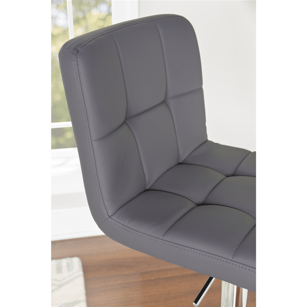 Linon Home Decor Clayton Grey Barstool