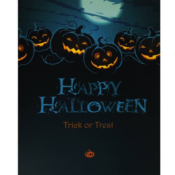 Northlight Seasonal LED Jack-O'-Lanterns Happy Halloween Wall Art