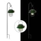 Alpine Solar Powered LED Outdoor Metal Lantern w/ Shepherd''s Hook - image 3