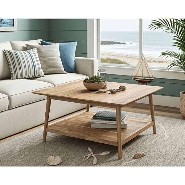 Fairway Avenue Home™ Solid Acacia Square Coffee Table