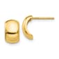 Gold Classics(tm) 14k Gold Polished Fancy Stud Earrings - image 1