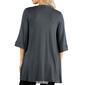 Womens 24/7 Comfort Apparel Elbow Length Open Front Cardigan - image 2