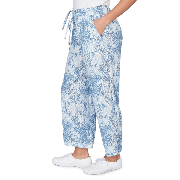 Plus Size Skye’s the Limit Sunny Blue Skies Drawstring Pants