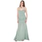 Juniors Emerald Sundae Glitter Knit Sheath Dress w/ Horsehair Hem - image 1