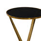9th & Pike® Gold Modern Aluminum Accent Table - image 5