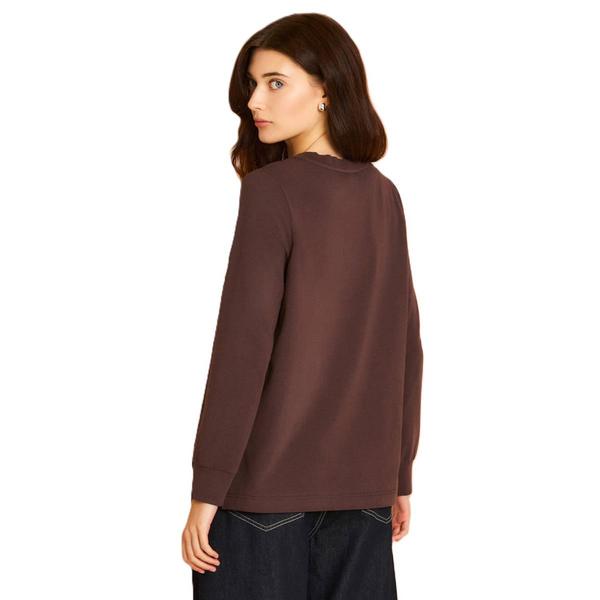 Womens CITY BLUES Long Sleeve Hem Graphic Tee