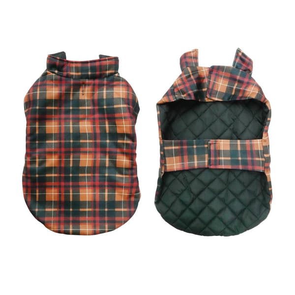 Best Furry Friends Cider Plaid Riding Pet Jacket