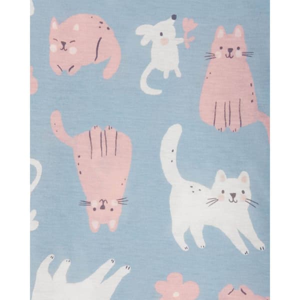 Girls Carter''s&#174; 2pk. Long Sleeve Cat & Mouse Nightgowns