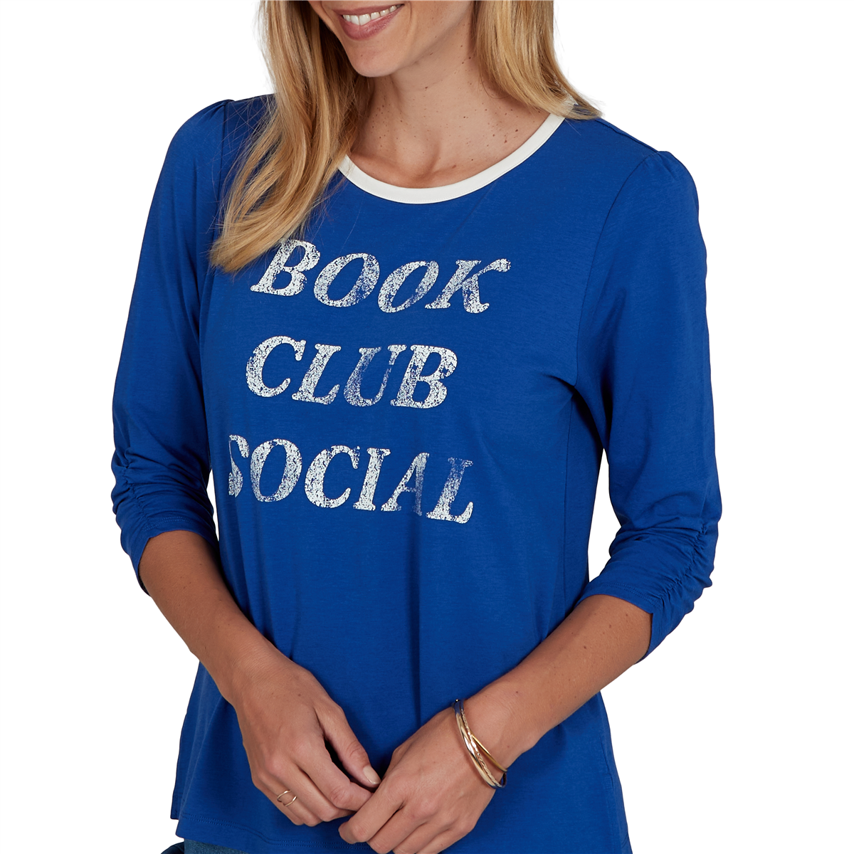 Womens Ruby Rd. Must Haves II Book Club Social Tee