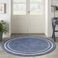 Nourison Essentials Bordered Indoor/Outdoor Round Rug - image 9