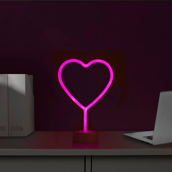 Northlight Seasonal Valentine''s Day LED Heart Table Light