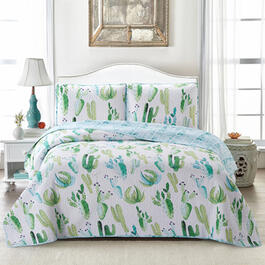 Universal Home Fashions Cactus Quilt Set