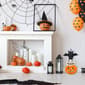 National Tree 22in. Pre-Lit Bat Standing on Pumpkins Décor - image 3