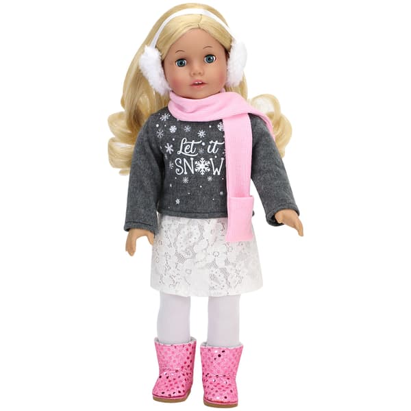 Sophia's® 6pc. Let it Snow Sweater and Skirt Set