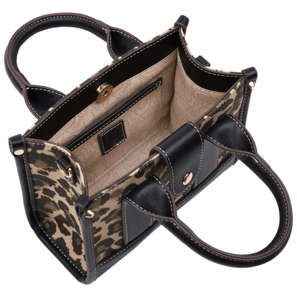 True Religion Leopard Mini Tote